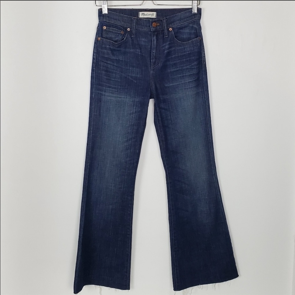 Madewell Flea Market Flare High Rise Medium Wash